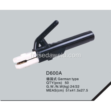 Support d&#39;électrode de type allemand D600A